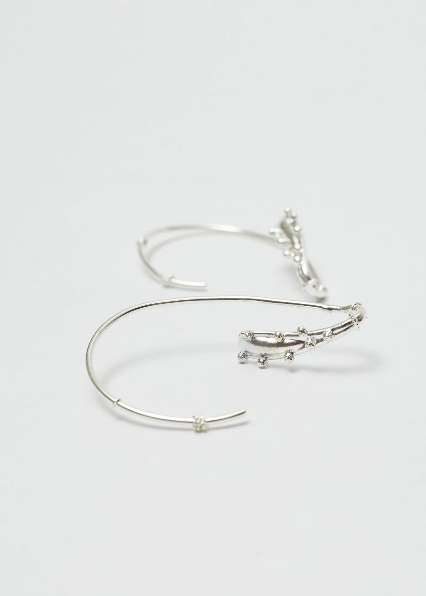 Earcuff Estambre Plata - imagen 7