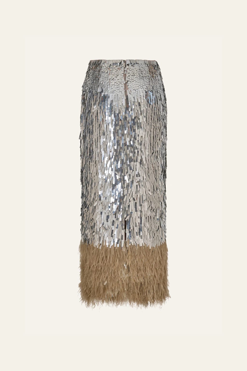 Visually Engaging Skirt in Silver - imagen 2