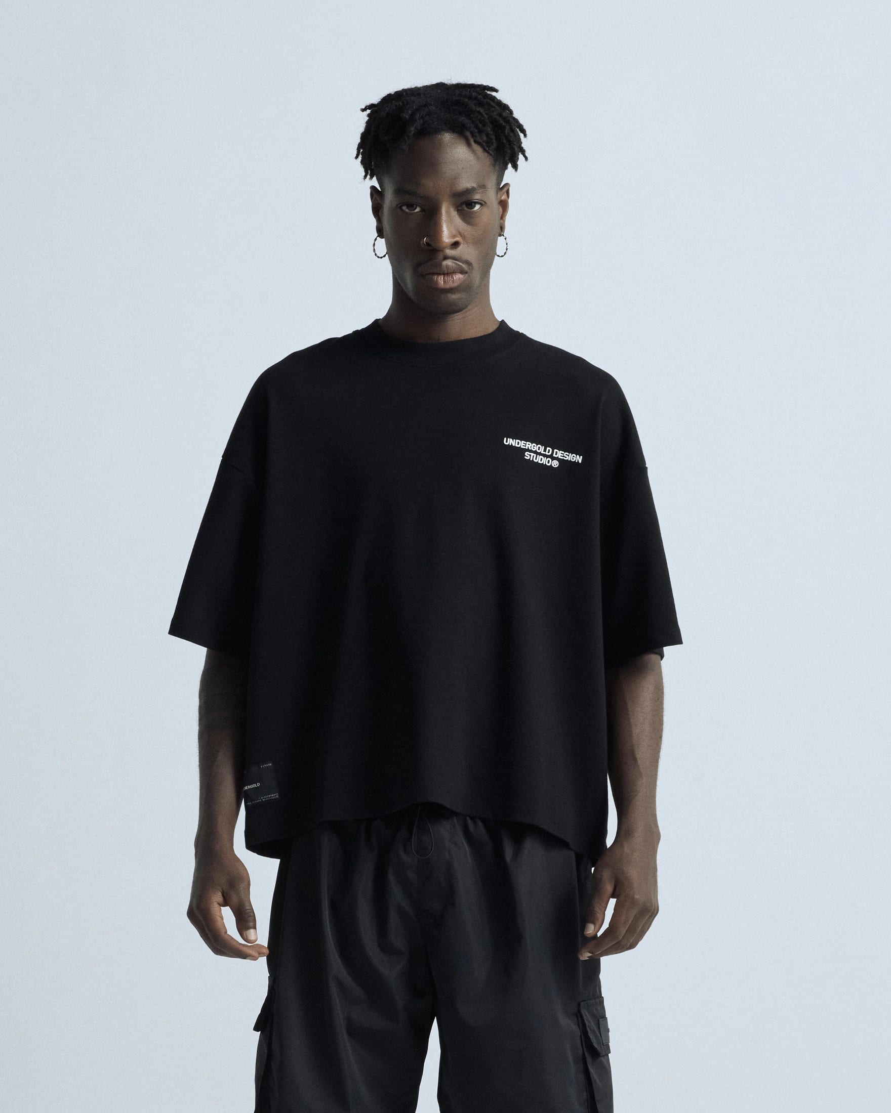 Basics Undergold Design Studio Boxy T-shirt Black - imagen 2