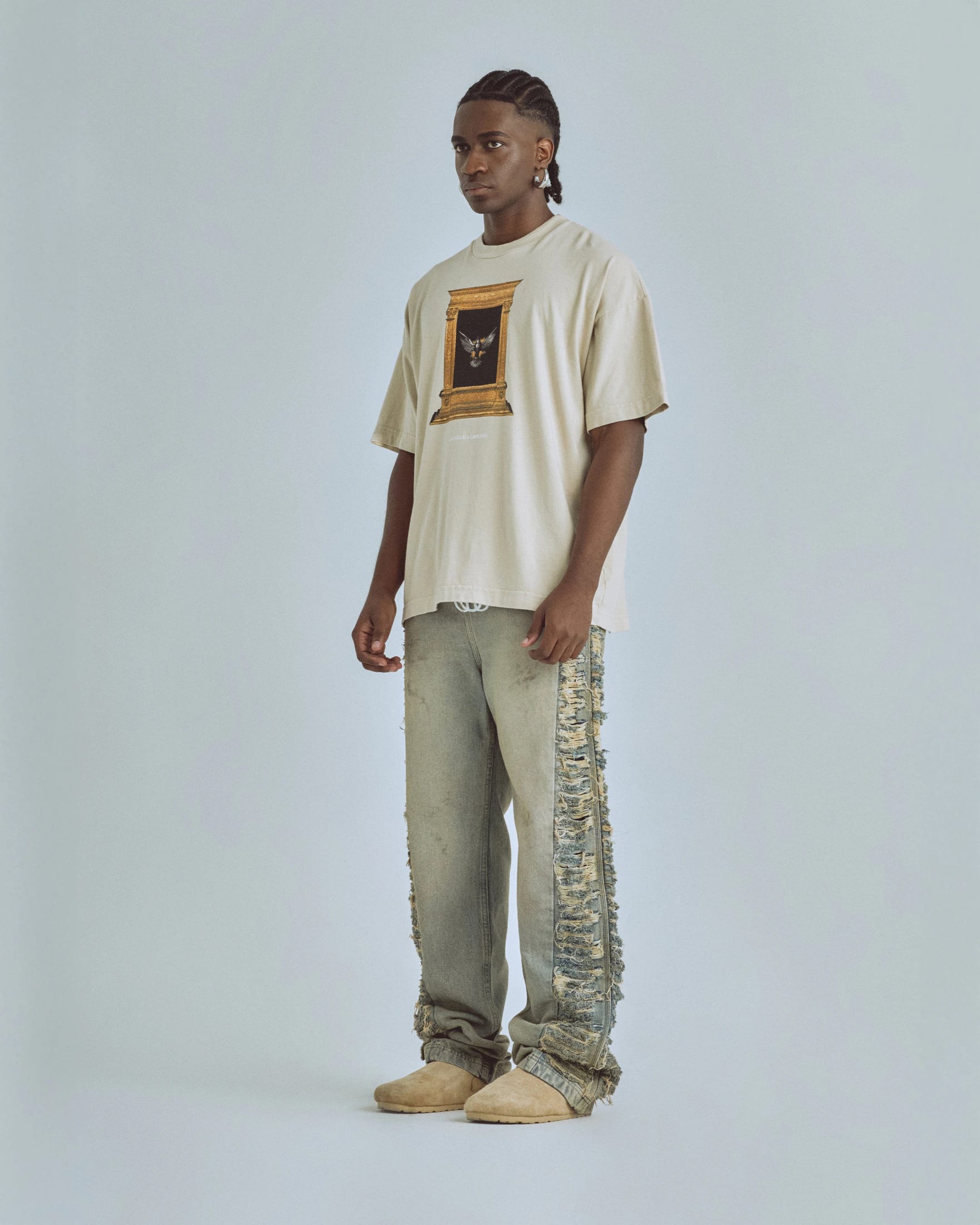 Santa Unión Holy Ghost Tshirt Cream - imagen 5