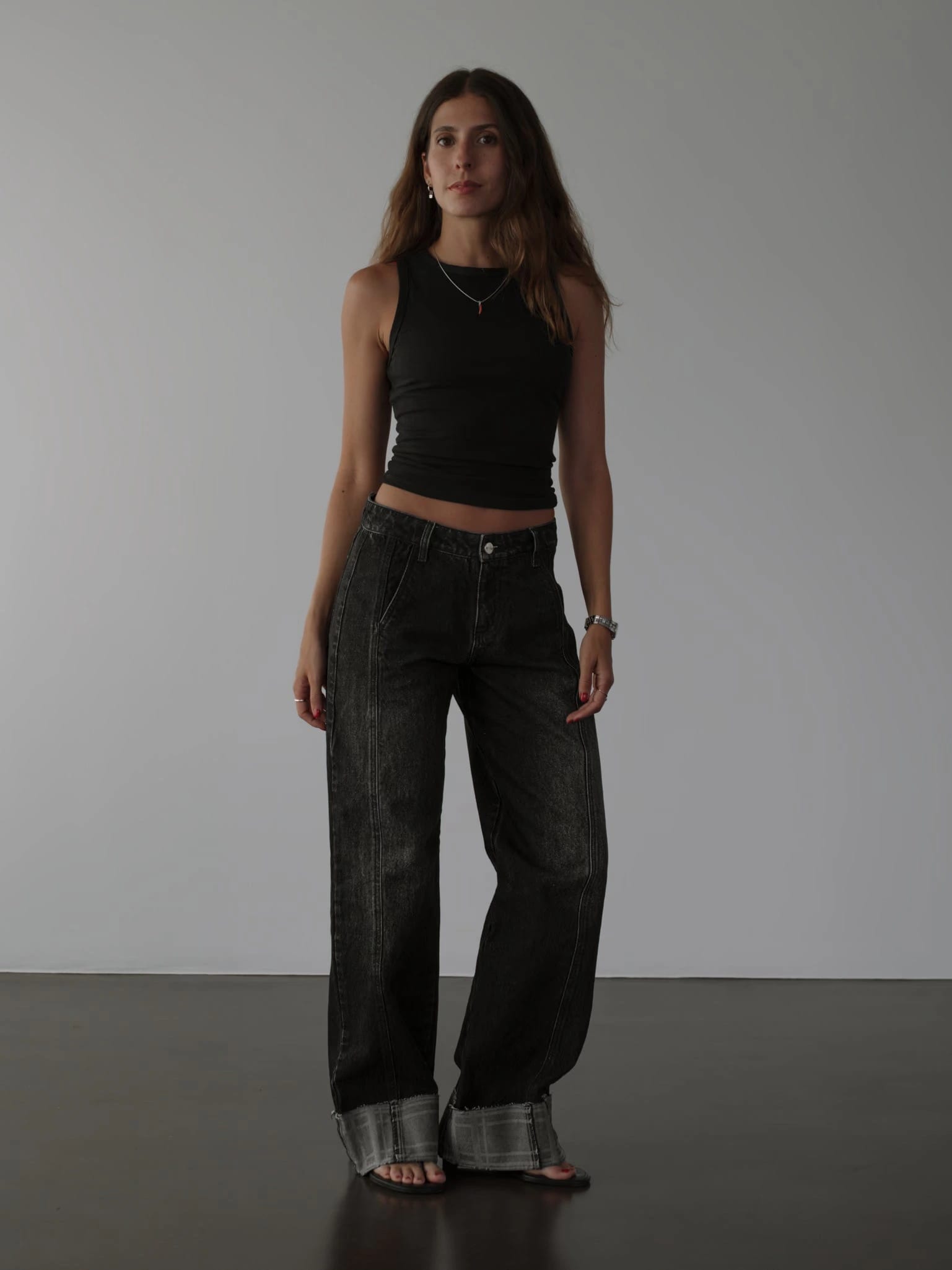 RIB SIMPLY TANK - BLACK - imagen 3