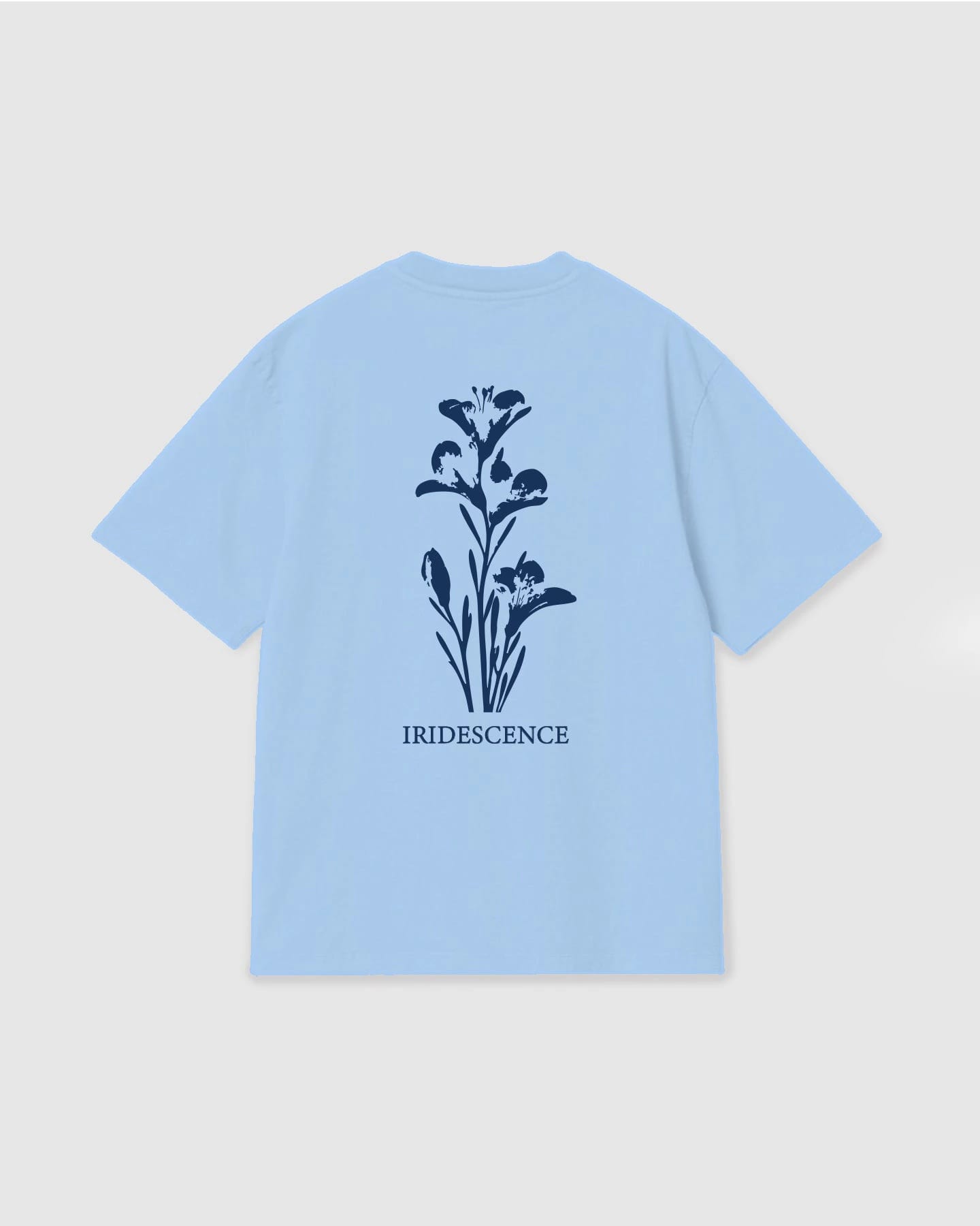 Oversized T Shirt Iridescence Sky Blue - imagen 1