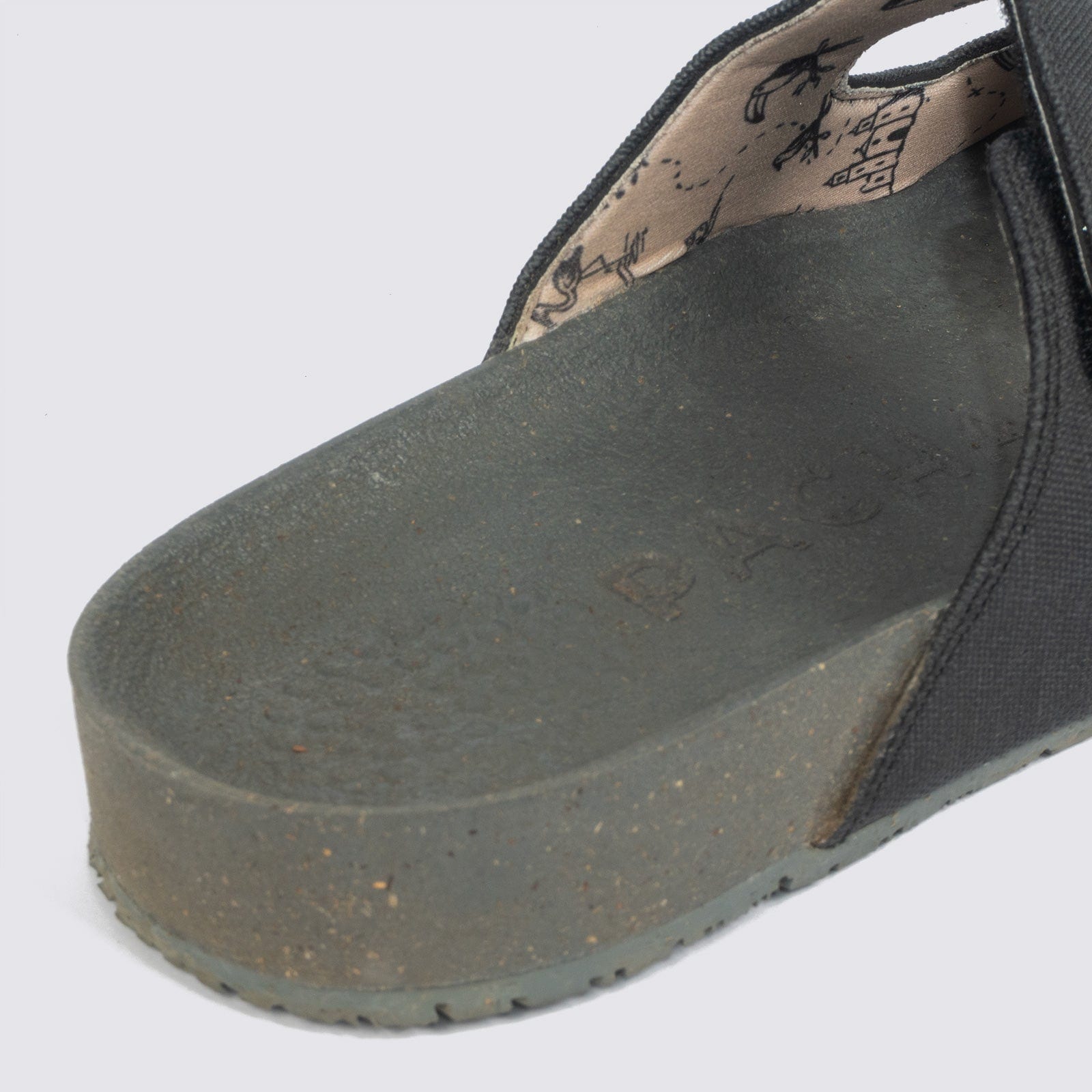 Sandalias dos correas "Bitacora" Azabache - imagen 4