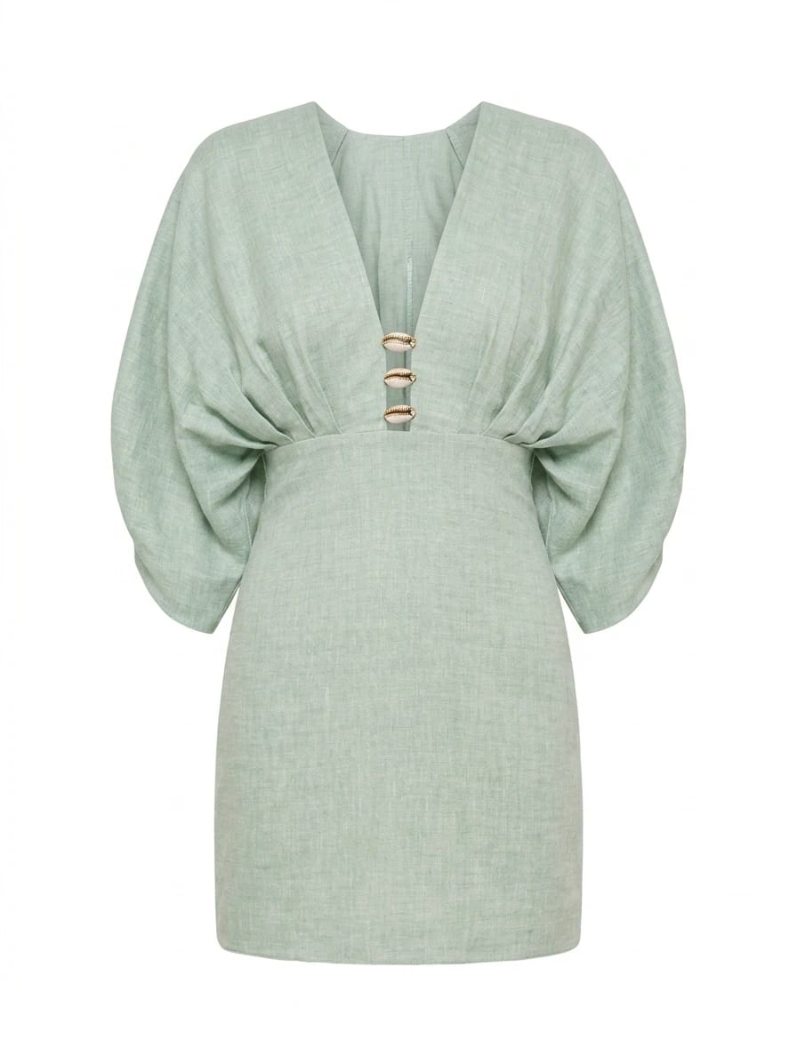 ABELLA DRESS SEAFOAM GREEN - imagen 1