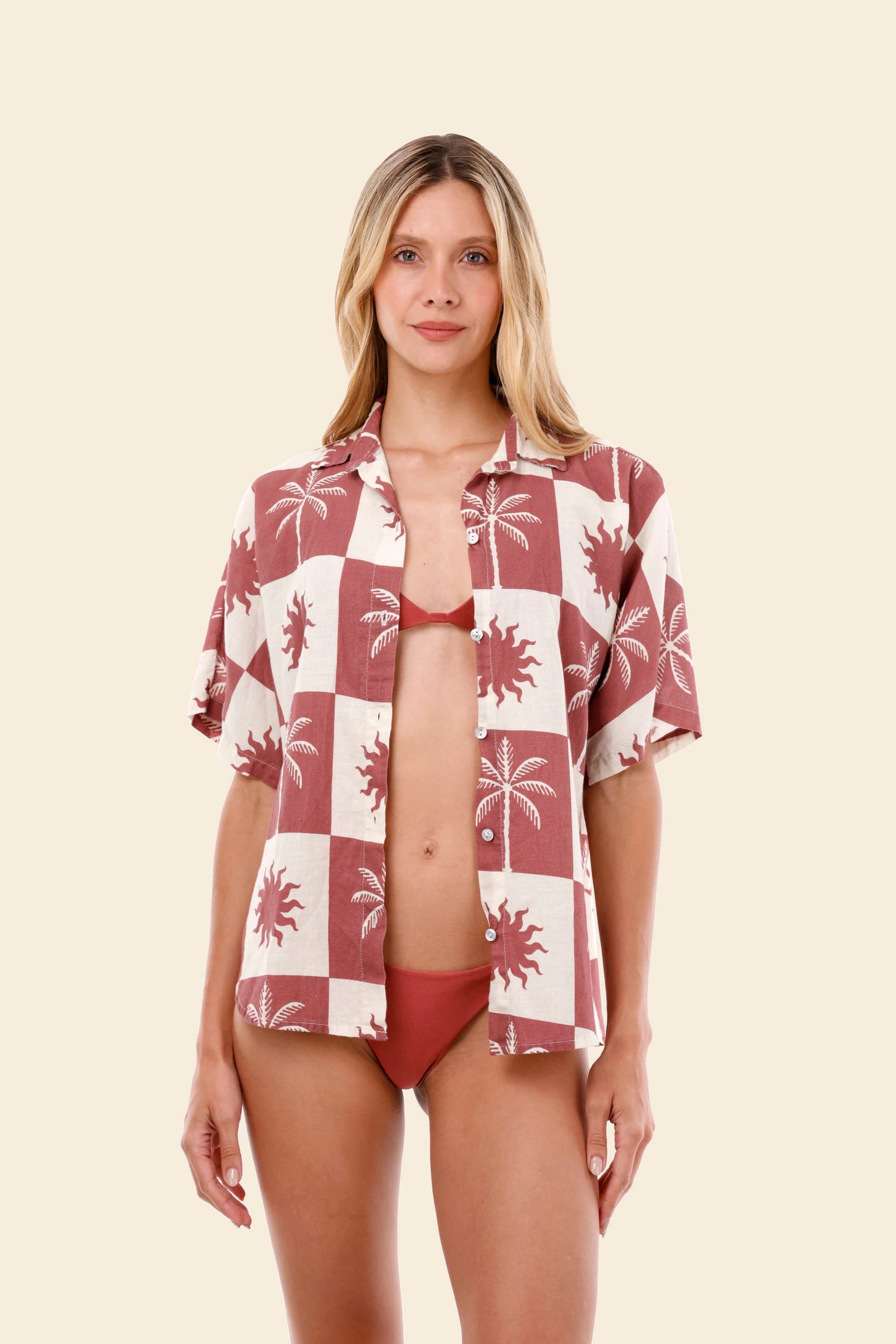 Sunrise Palm Twyla Shirt - imagen 1