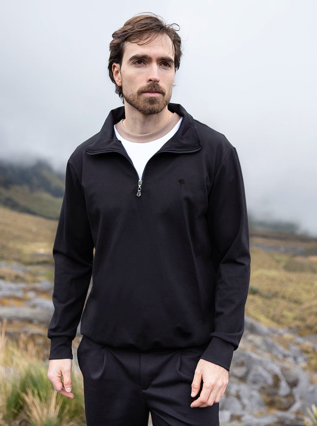 SUÉTER PREMIUM | FIBRA INTELIGENTE | HALF-ZIP - imagen 3