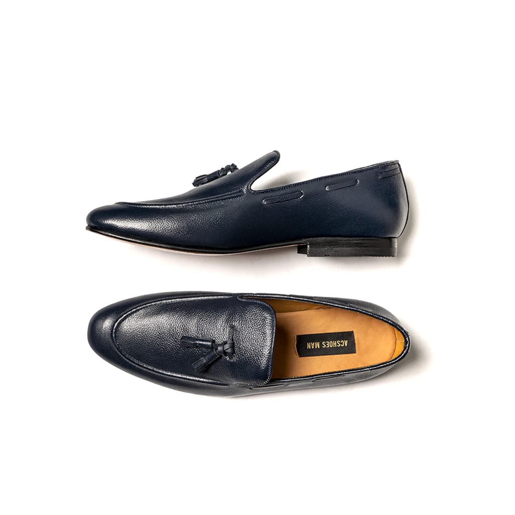 Loafers cuero azul - imagen 2