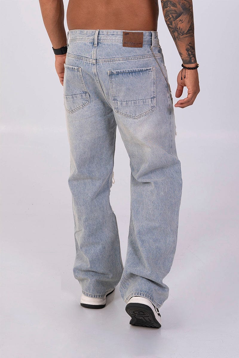 Jean moda ancho rebel chain - imagen 3