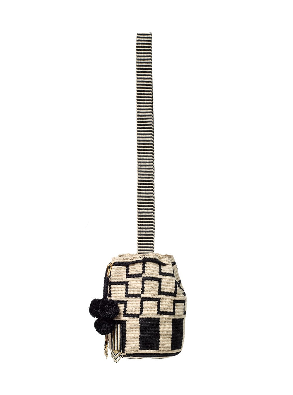 Medium Mochila Wayuu Capunia Black - imagen 5