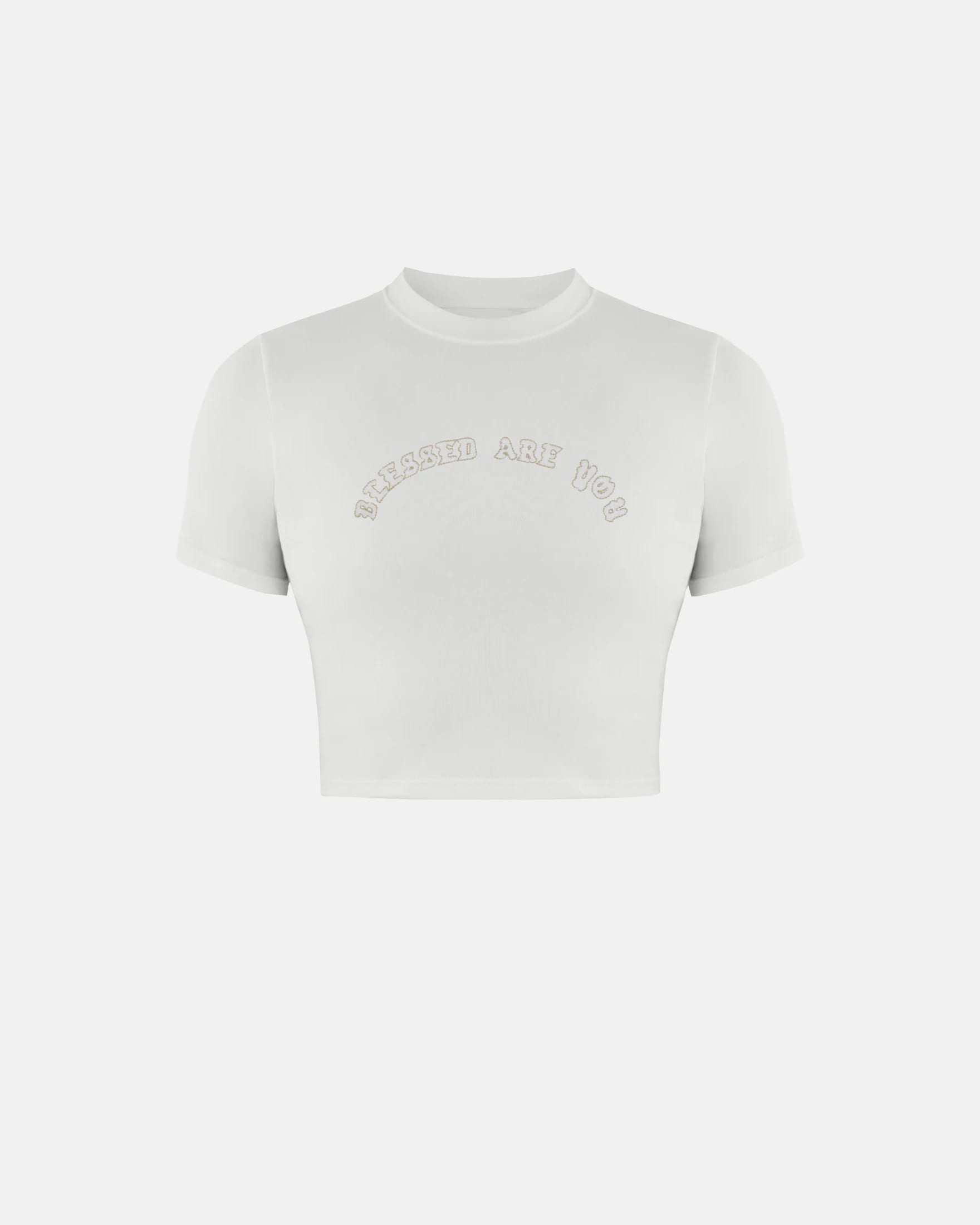 Capsule Blessed Are You Baby Tee White - imagen 8