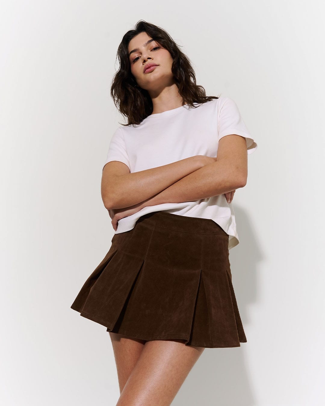 Mini falda pliegues - imagen 5