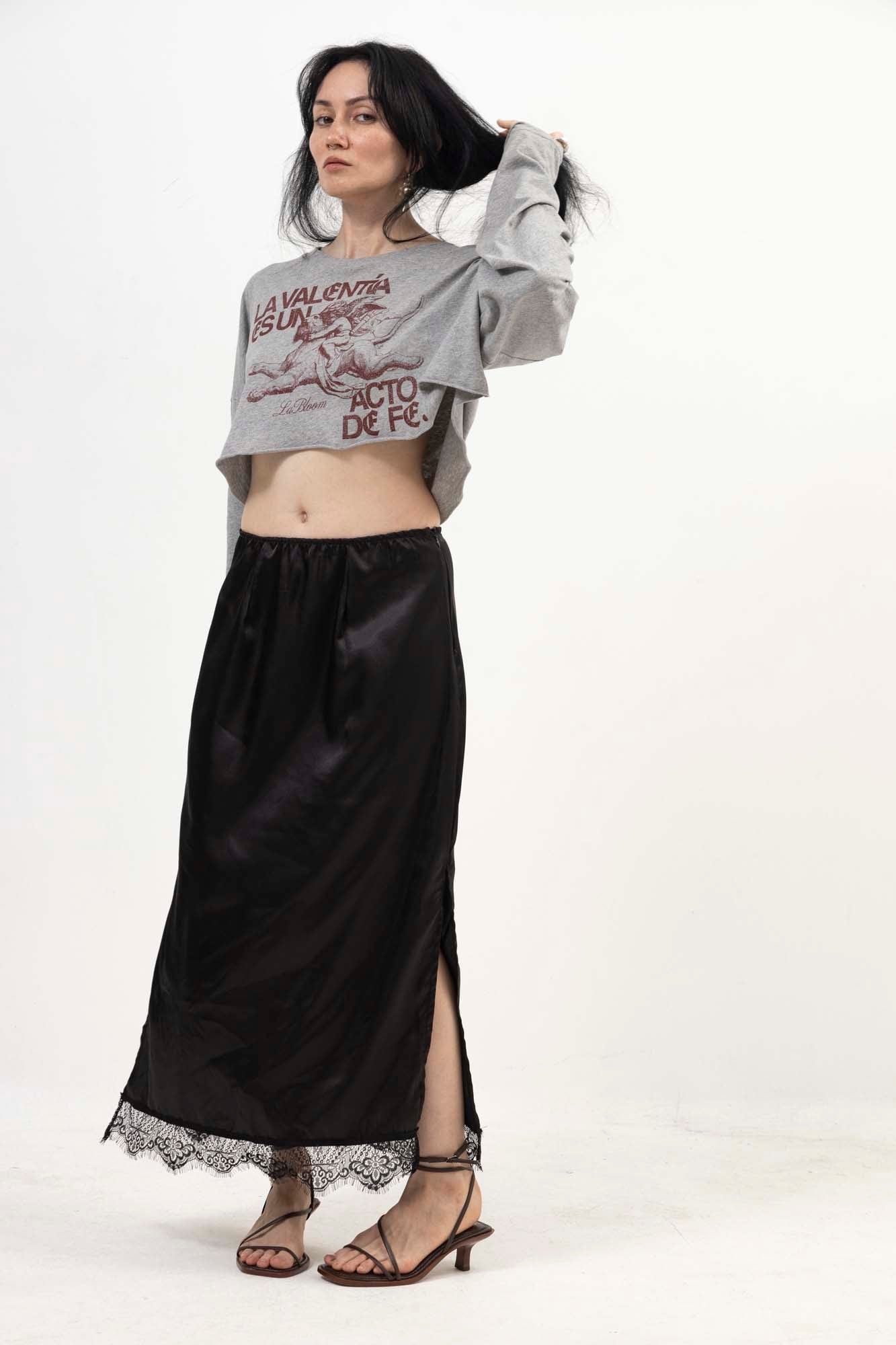 SATIN SKIRT - imagen 2