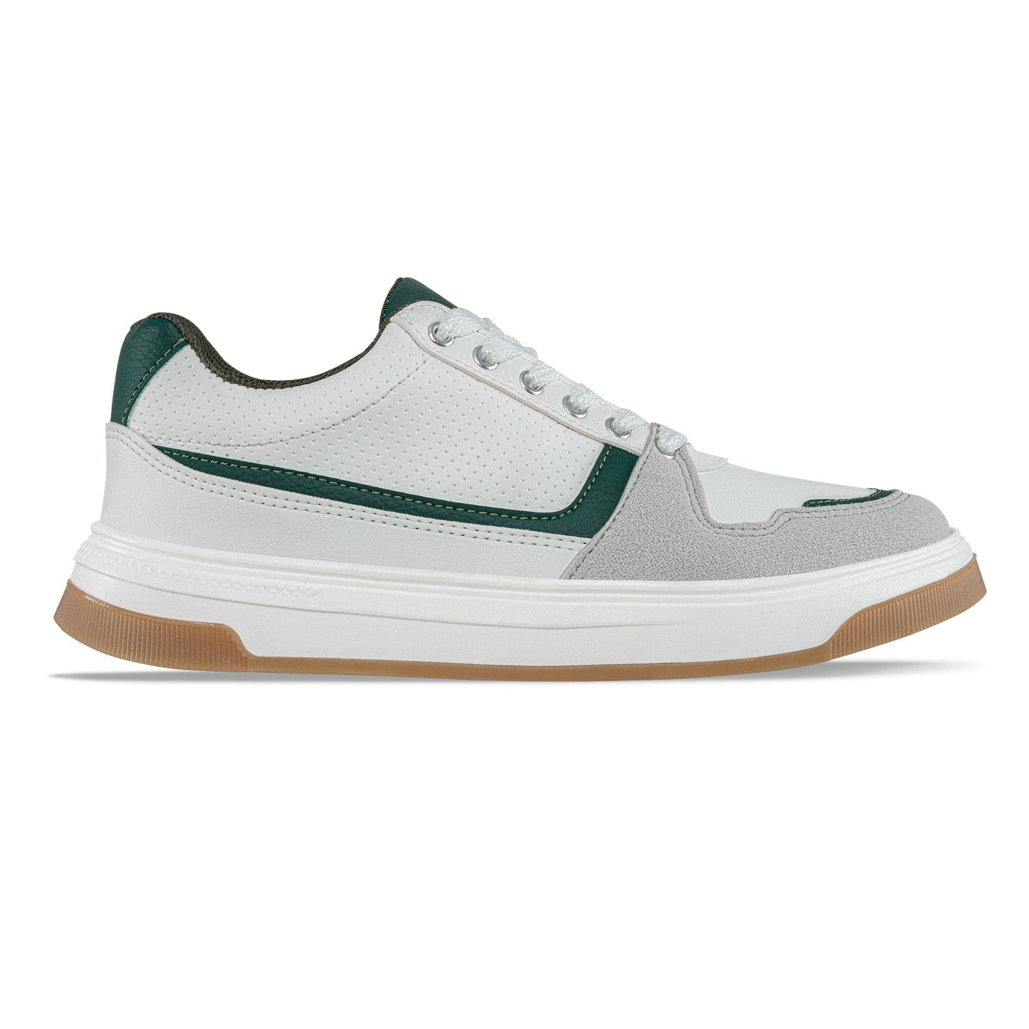 Tenis Urbanos Yorik Blanco-Verde Croydon para Hombre - imagen 2