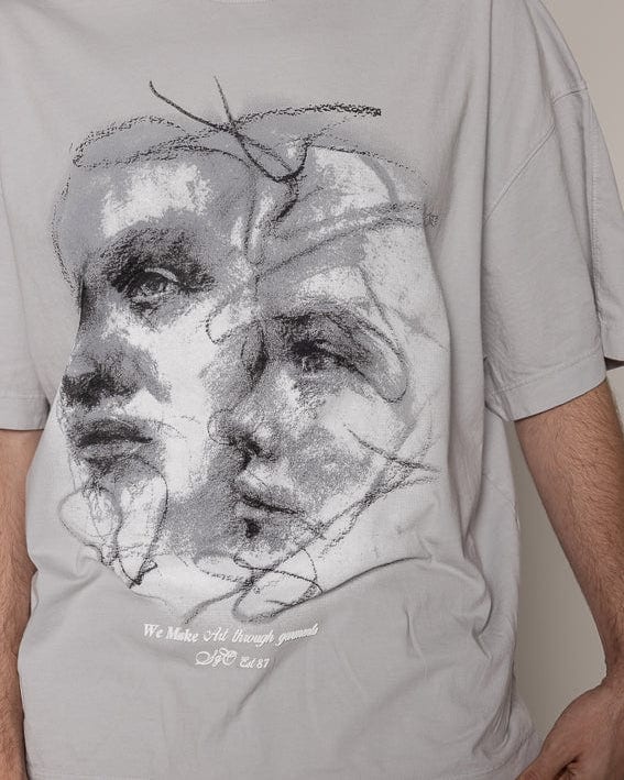 Oversized The Art Rostro-Gris/Claro - imagen 5