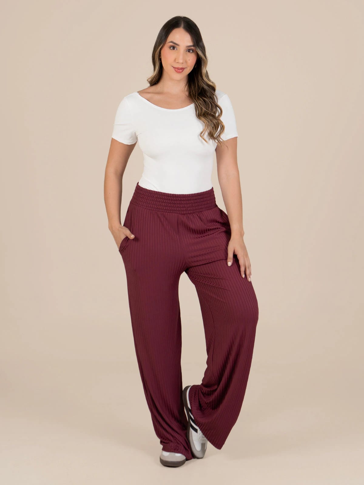 Pantalon karina vegas vino - imagen 2
