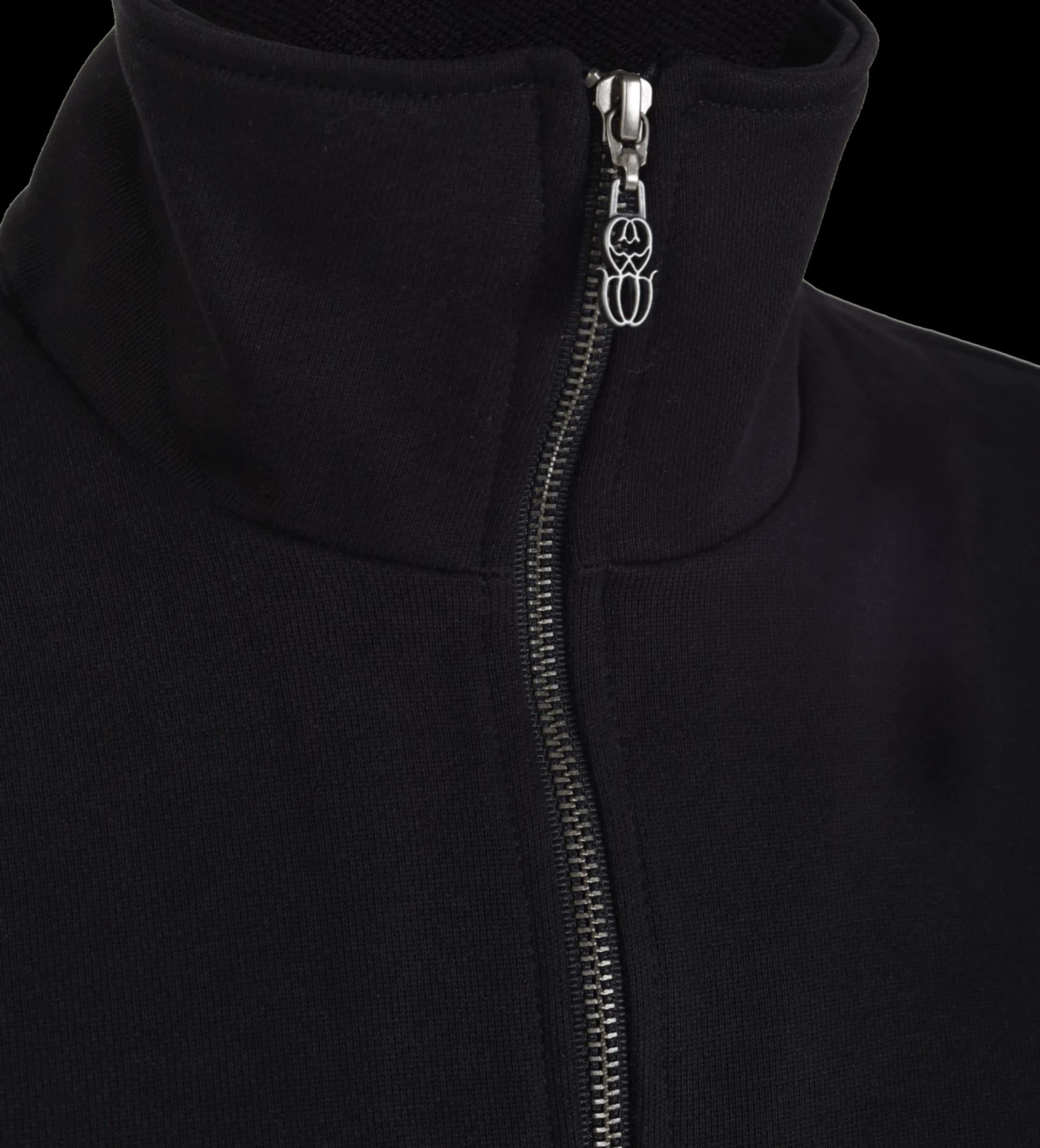 MONOGRAM ZIPPER BLACK SWEATER - imagen 3