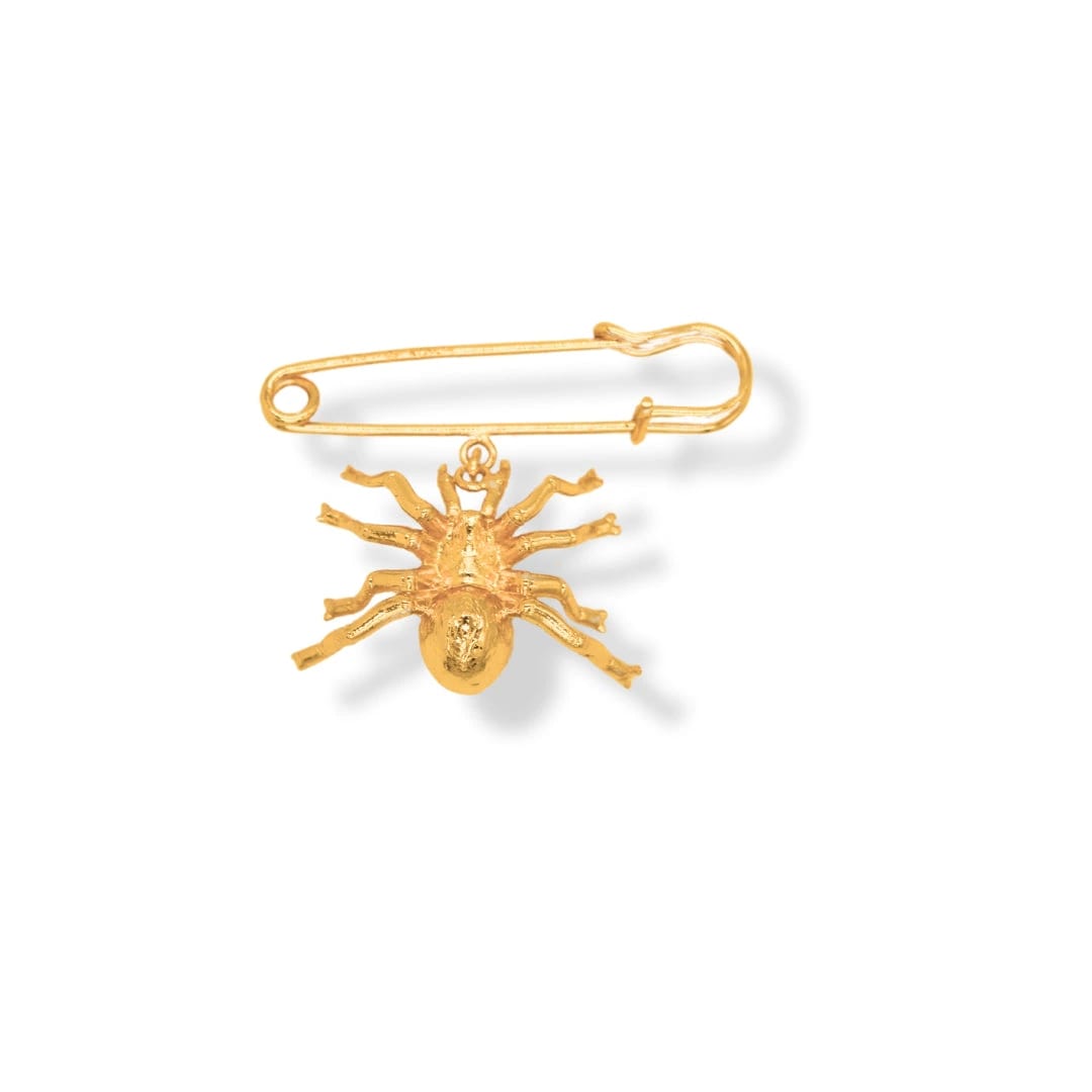 Pin tipo gancho con araña grande - imagen 1