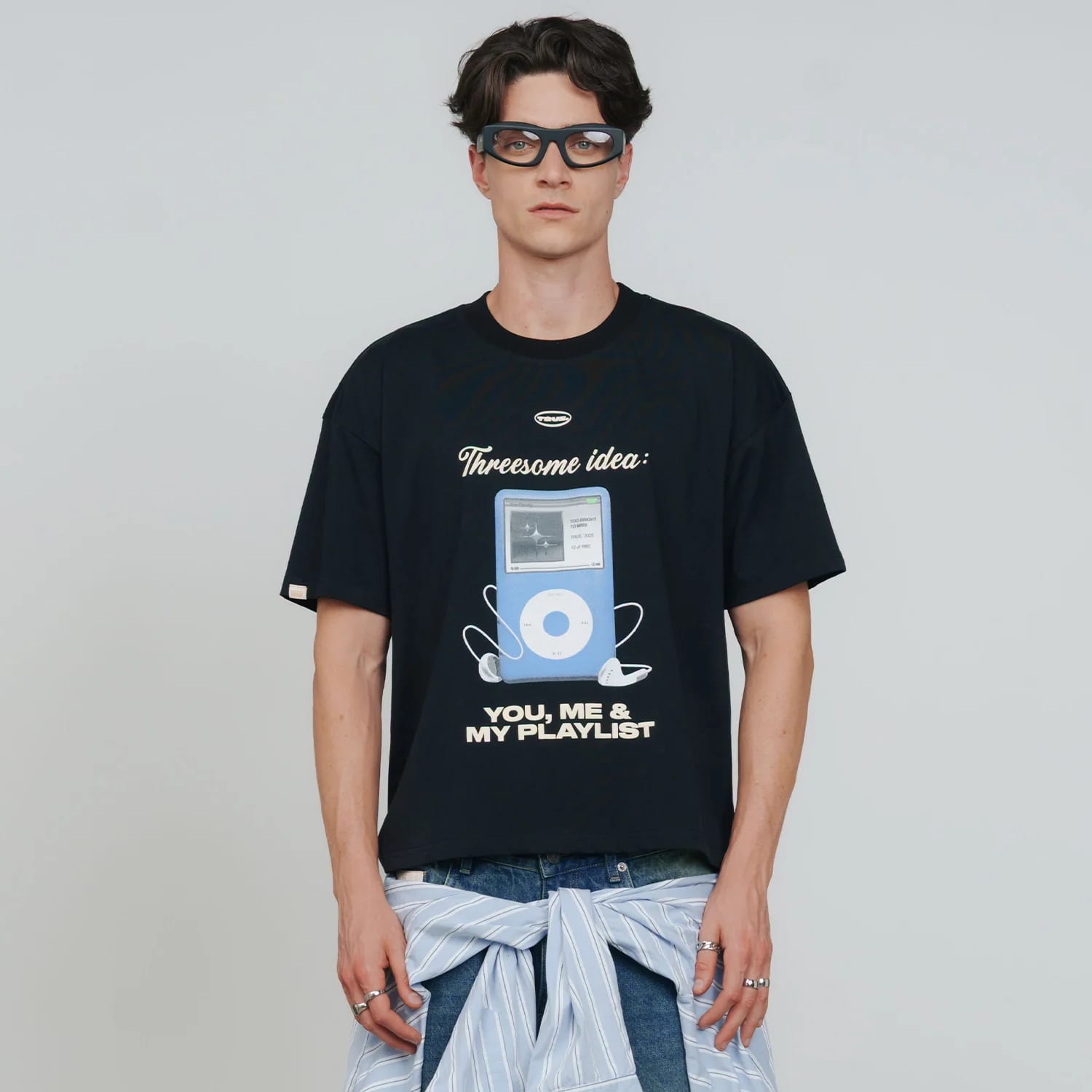 F*ck Nudes Boxy T-Shirt - Black - imagen 5