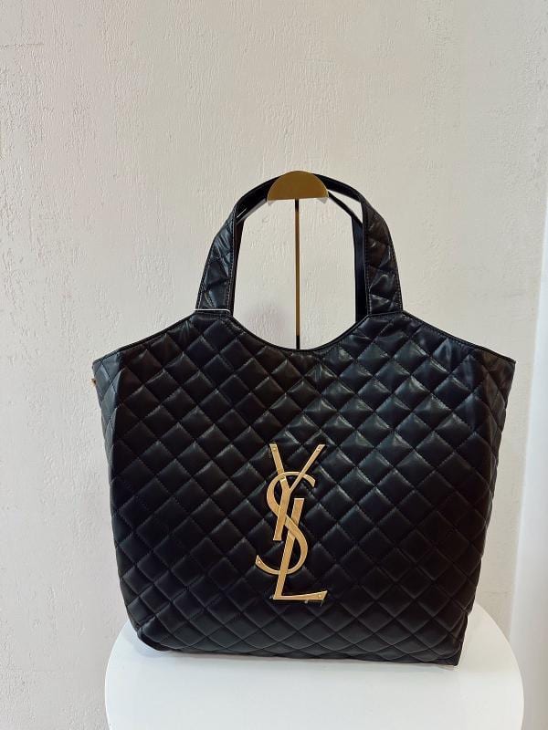 BOLSO YSL NEGRO GRANDE - imagen 1