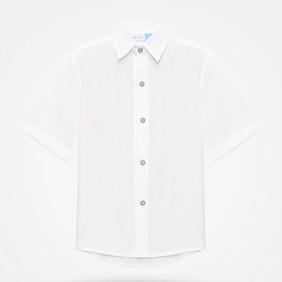 CAMISA MC LINO LISA NINO - imagen 1