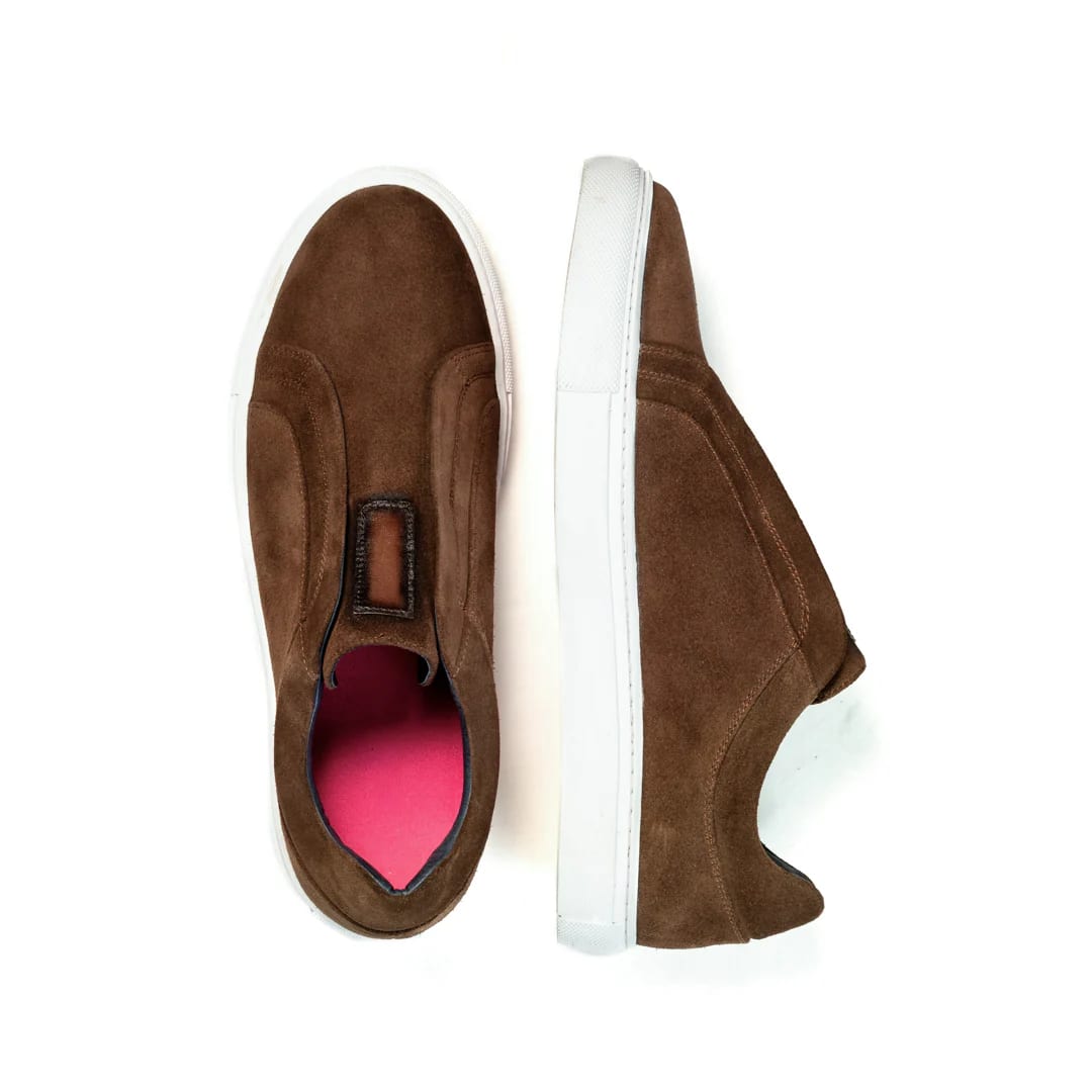 Sneaker Gino Café Gamuza - imagen 7