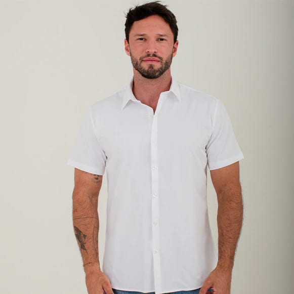 CAMISA MC 100% ALGODON HOMBRE - imagen 1