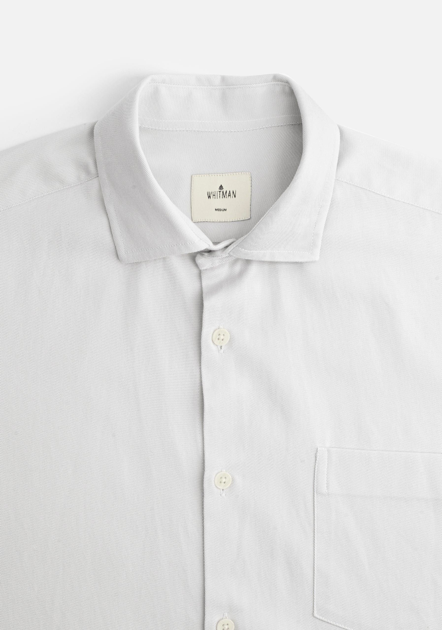Camisa H CI Hamilton Tencel Gris Claro - imagen 3