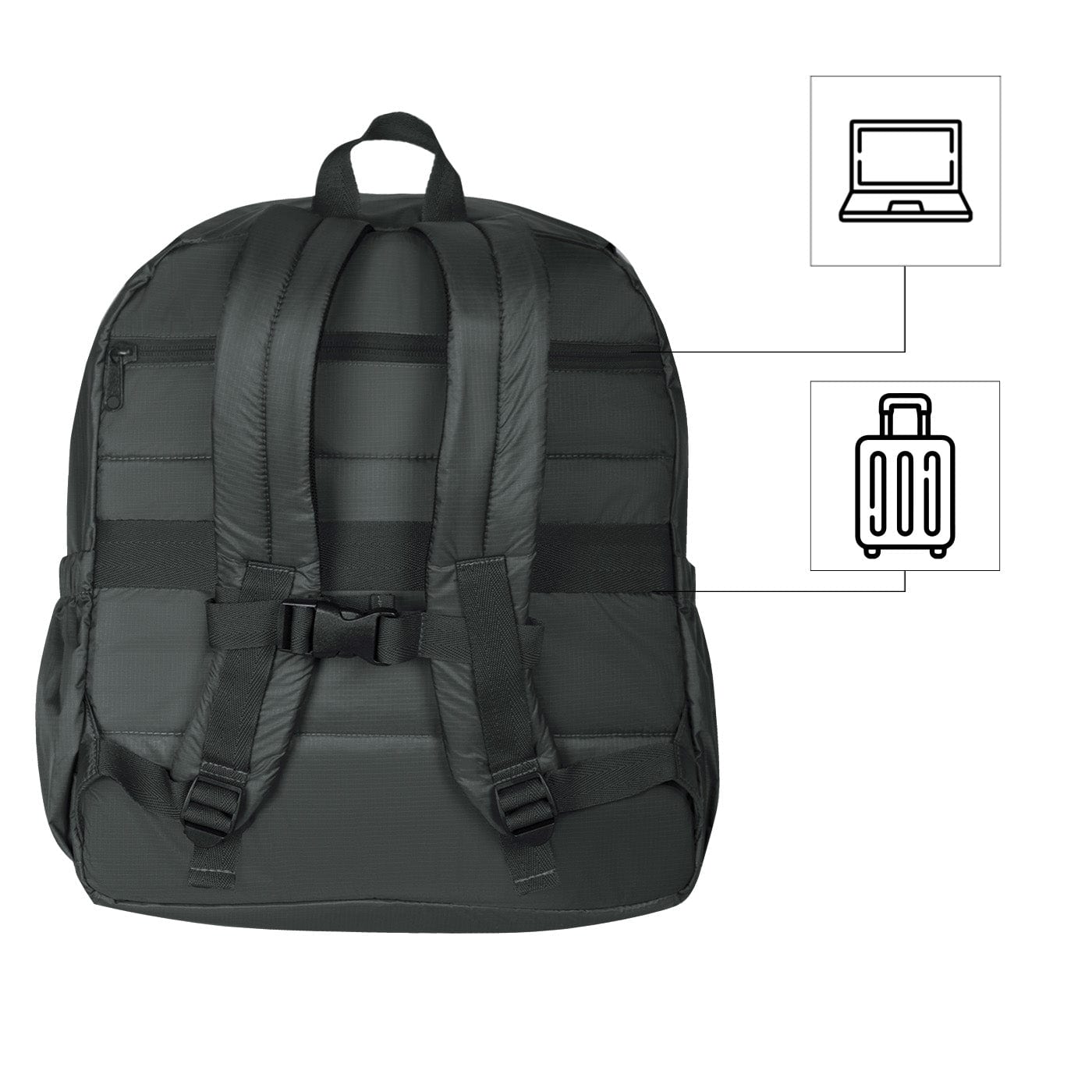 Morral Cabina Tapa PLEGABLE Gris - imagen 4