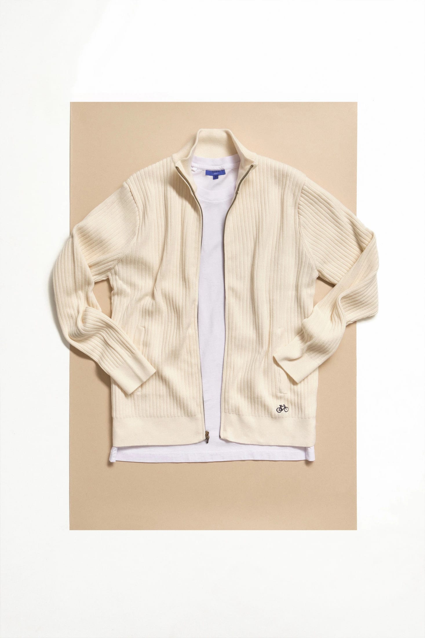 SACO LINED FULL ZIP OFF WHITE - imagen 4
