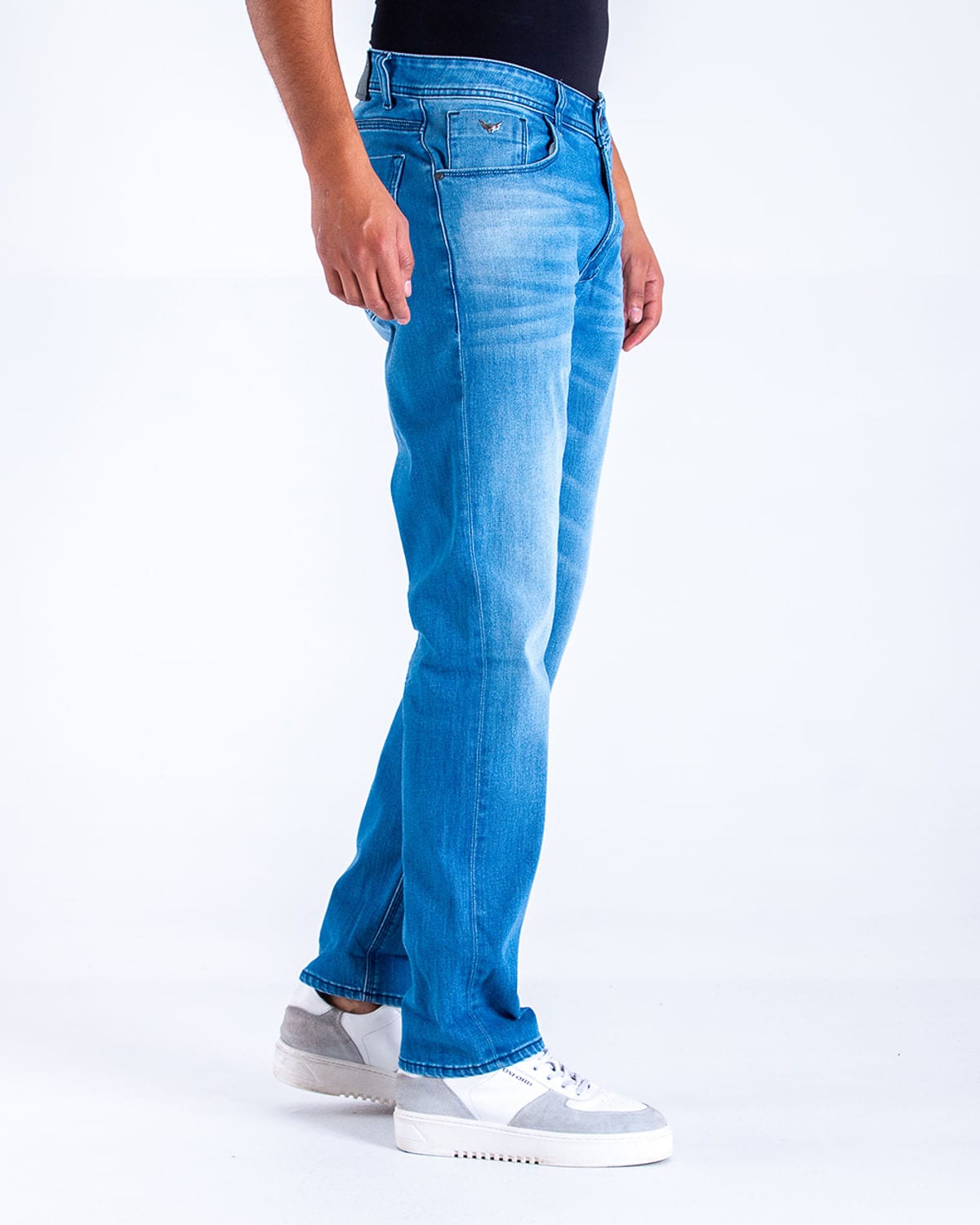 Jean regular tono claro para hombre - imagen 2
