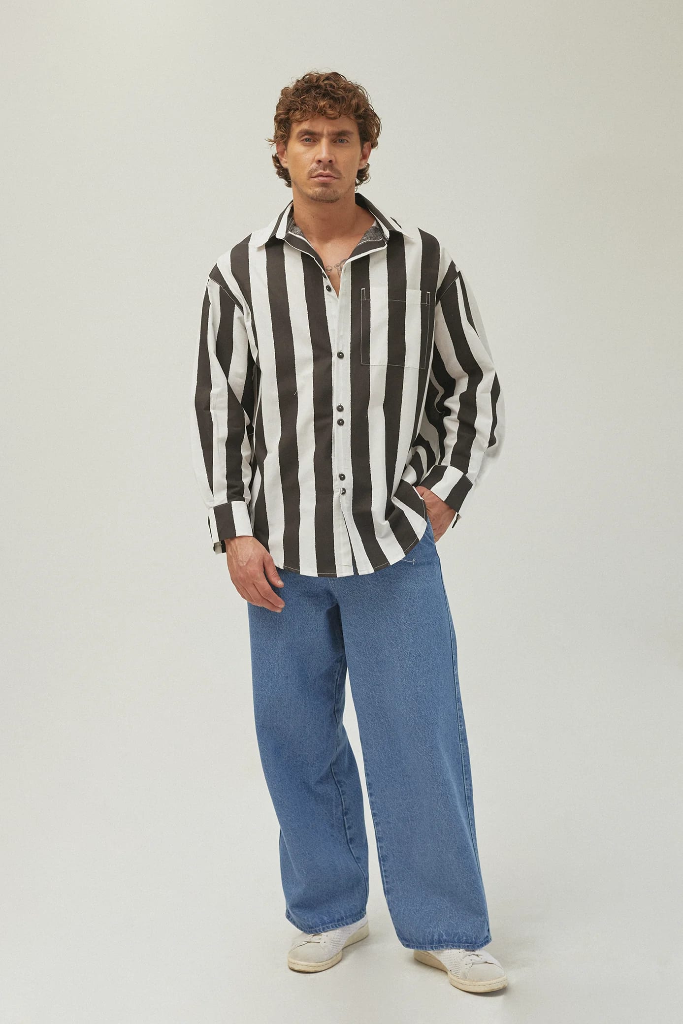 Camisera Over Rayas - imagen 5
