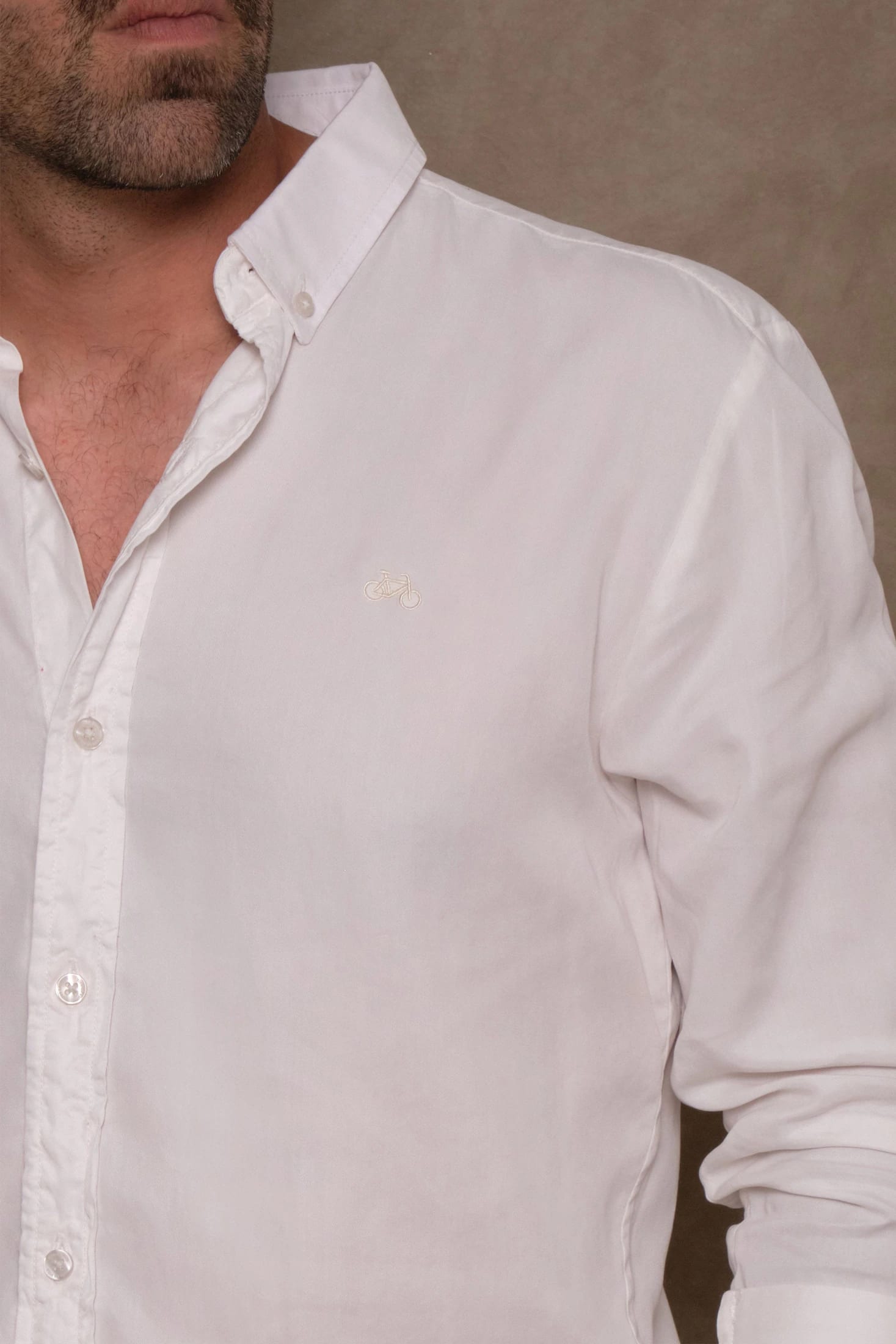 CAMISA LYOCELL NP CREAM - imagen 2