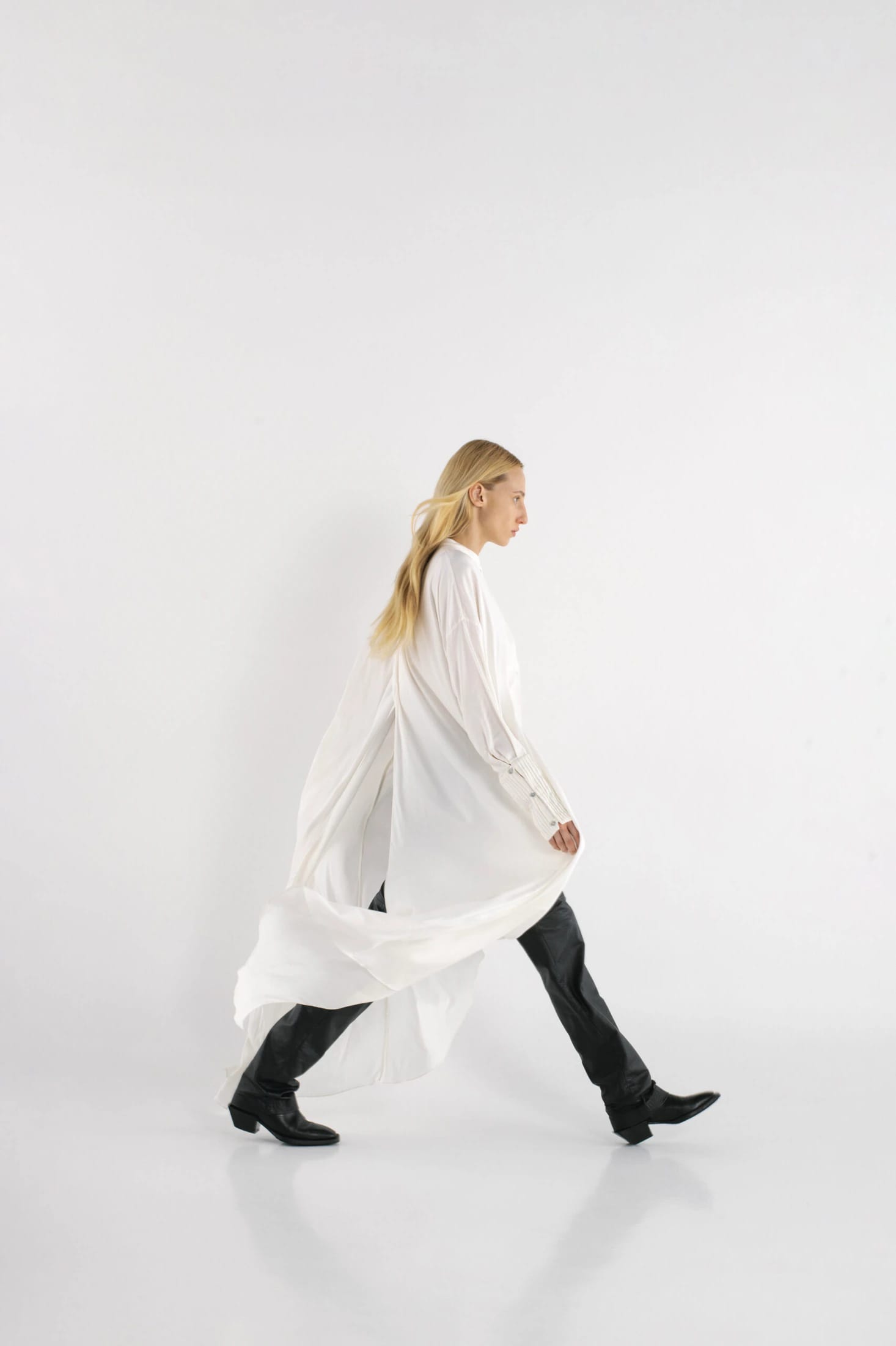 CROSSED LAYER SHIRT DRESS - imagen 7