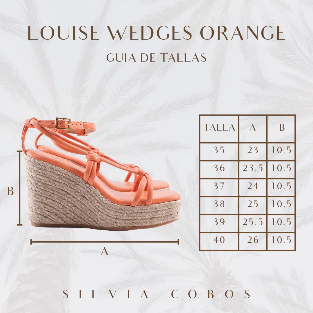 Silvia Cobos Louise Wedges Orange - imagen 9