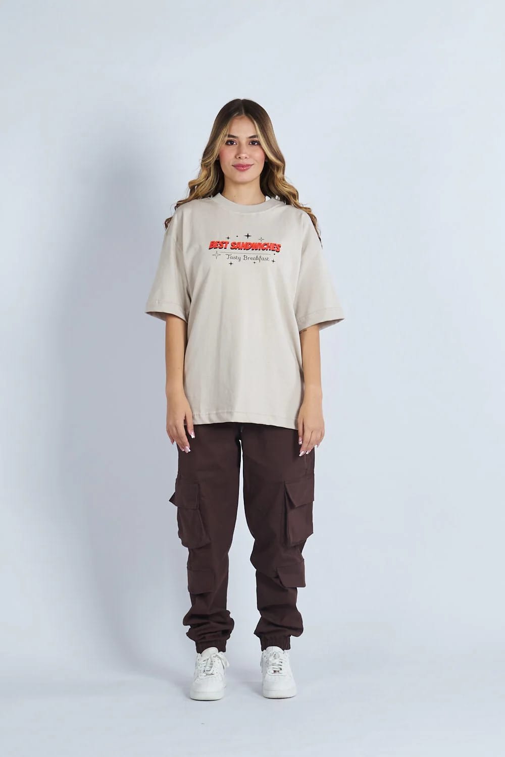Camiseta oversize Best Sandwiches Marfil| DROP 03 | - imagen 5