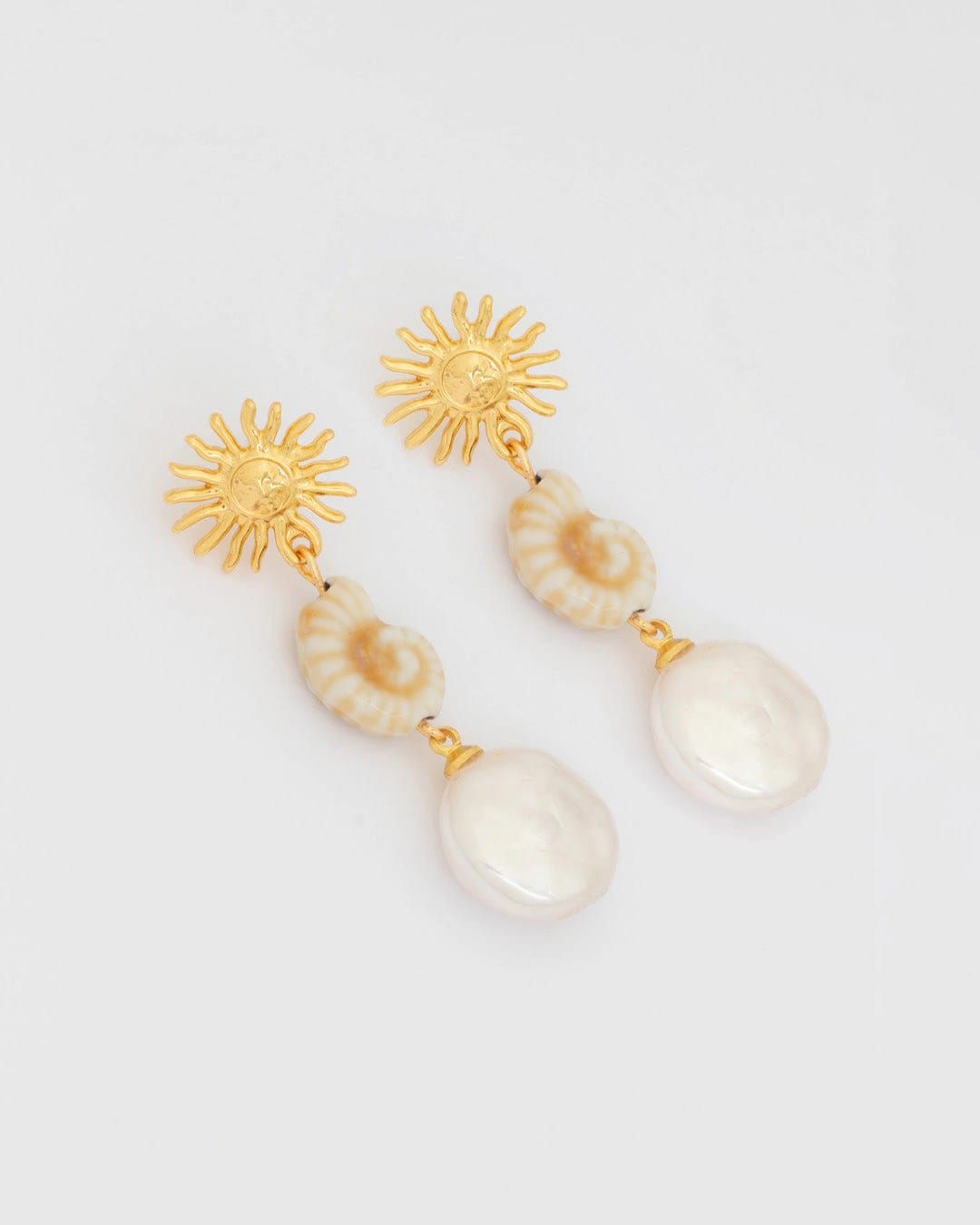 Aretes Sol Perla - imagen 2