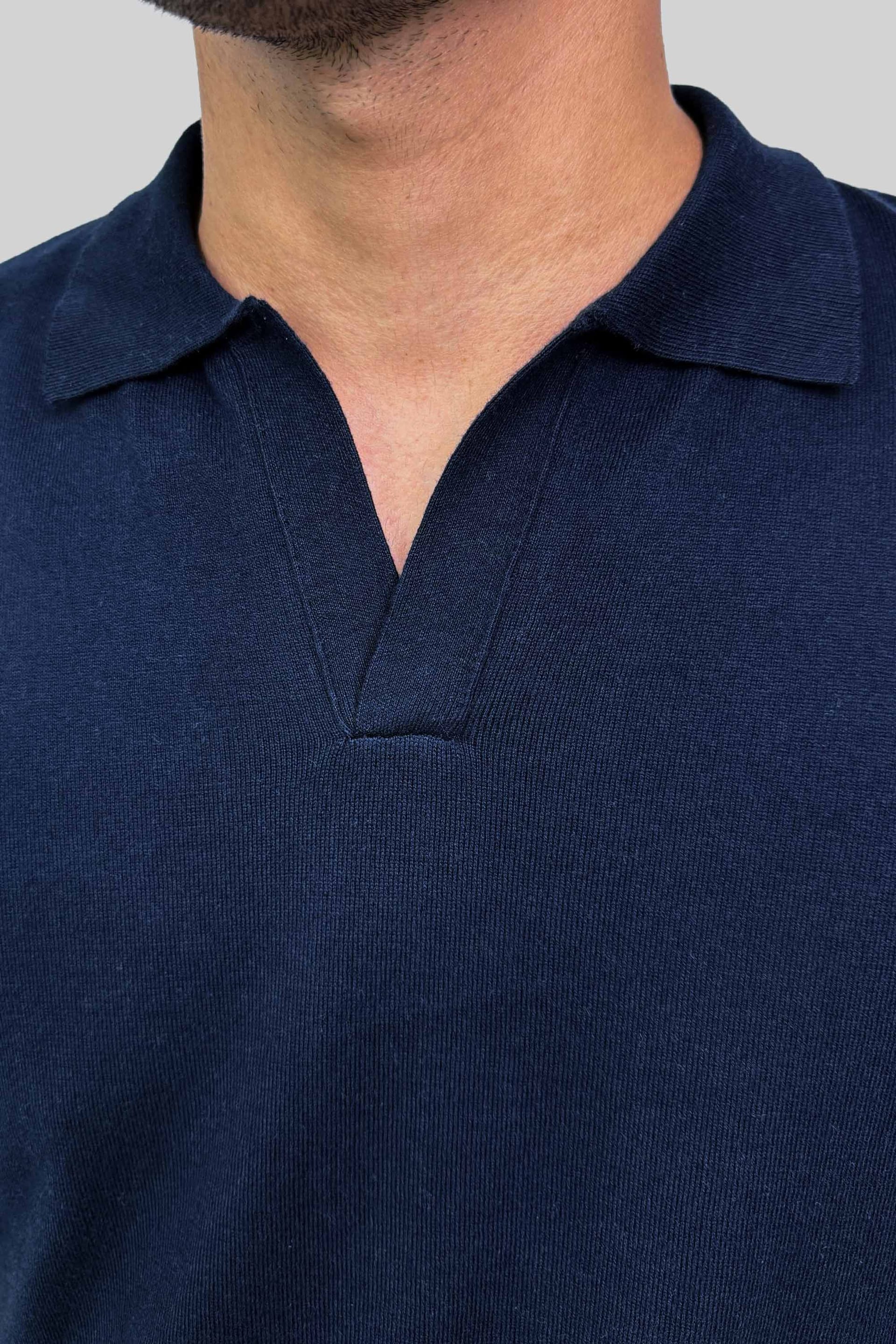 POLO TEJIDA NAVY - imagen 4