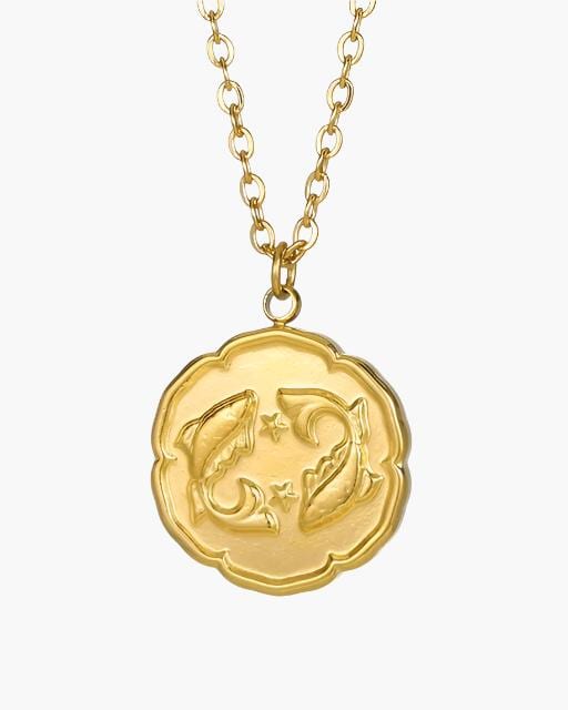Zodiac Sign Necklace - Gold - imagen 7