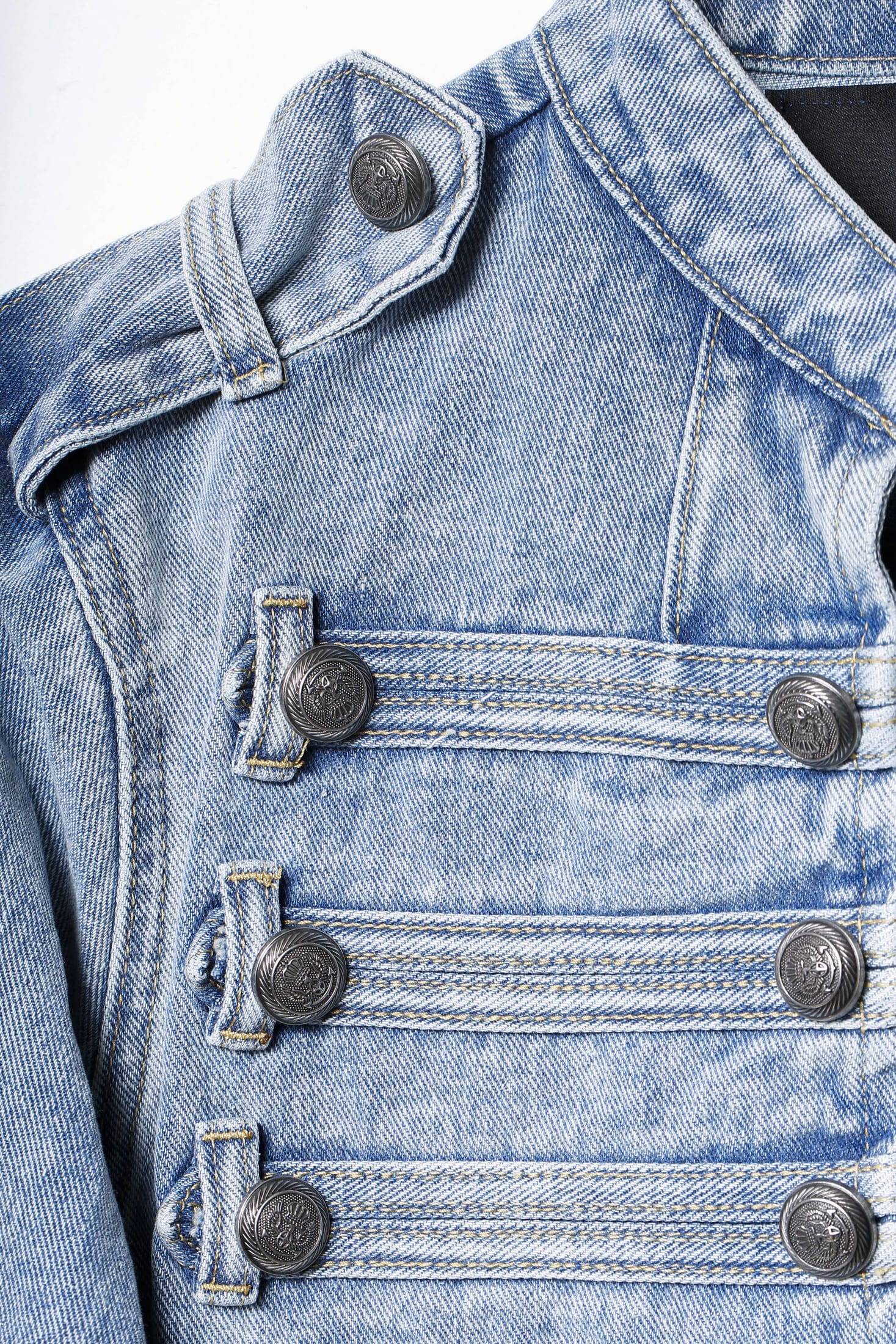 DENIM NAPOLEON JACKET - imagen 3