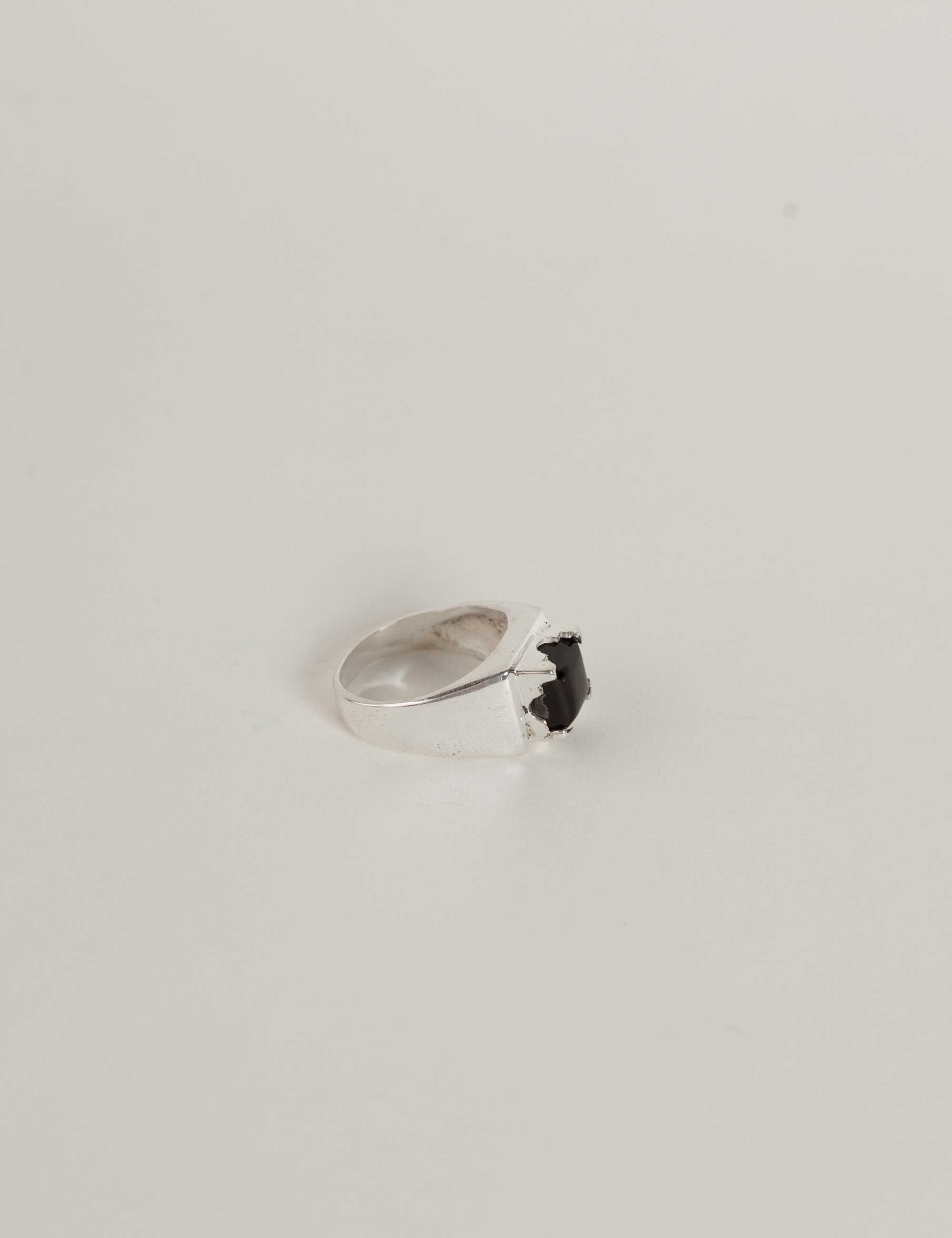 Anillo Punto Cadeneta Ónix - imagen 4