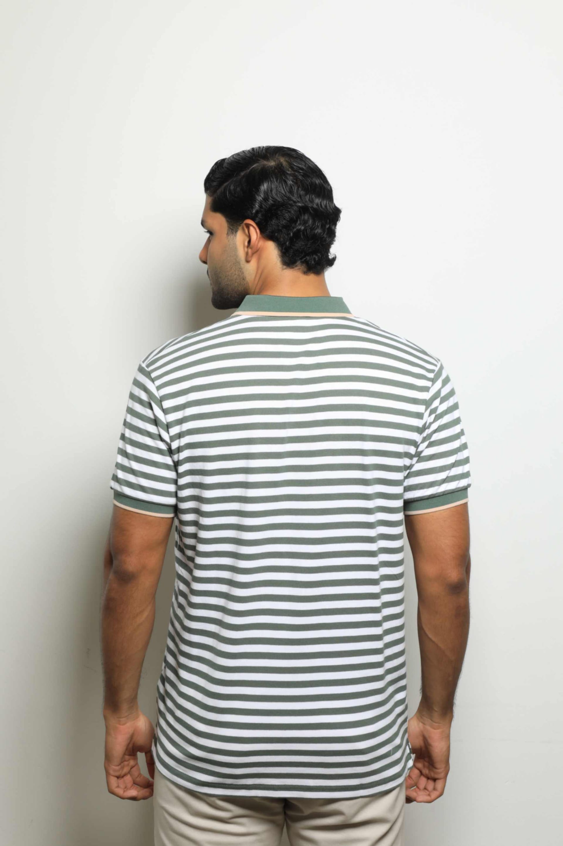 Polo Fashion Rayas Verde - imagen 6
