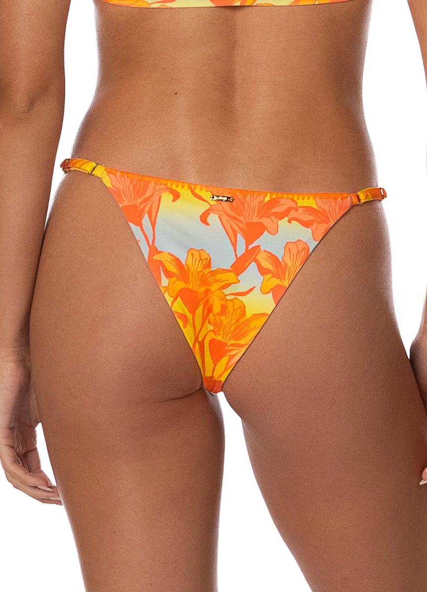 Maaji Golden Lily Flash Low Rise Single Strap Bikini Bottom - imagen 3