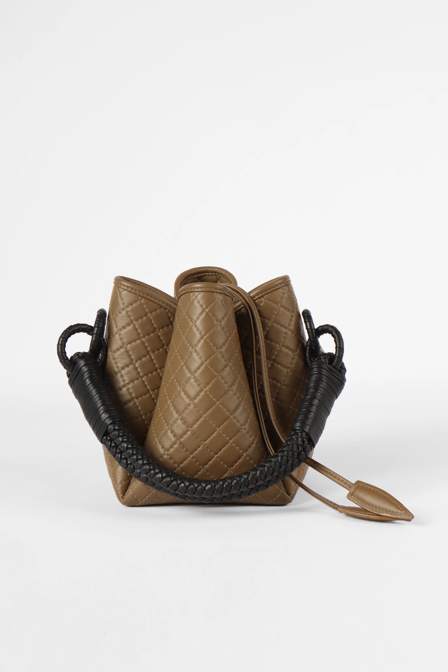 Tulip Mini Bucket Bag, Olive and Black - imagen 1