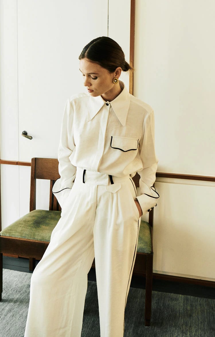 Bruna Ivory Shirt - imagen 3
