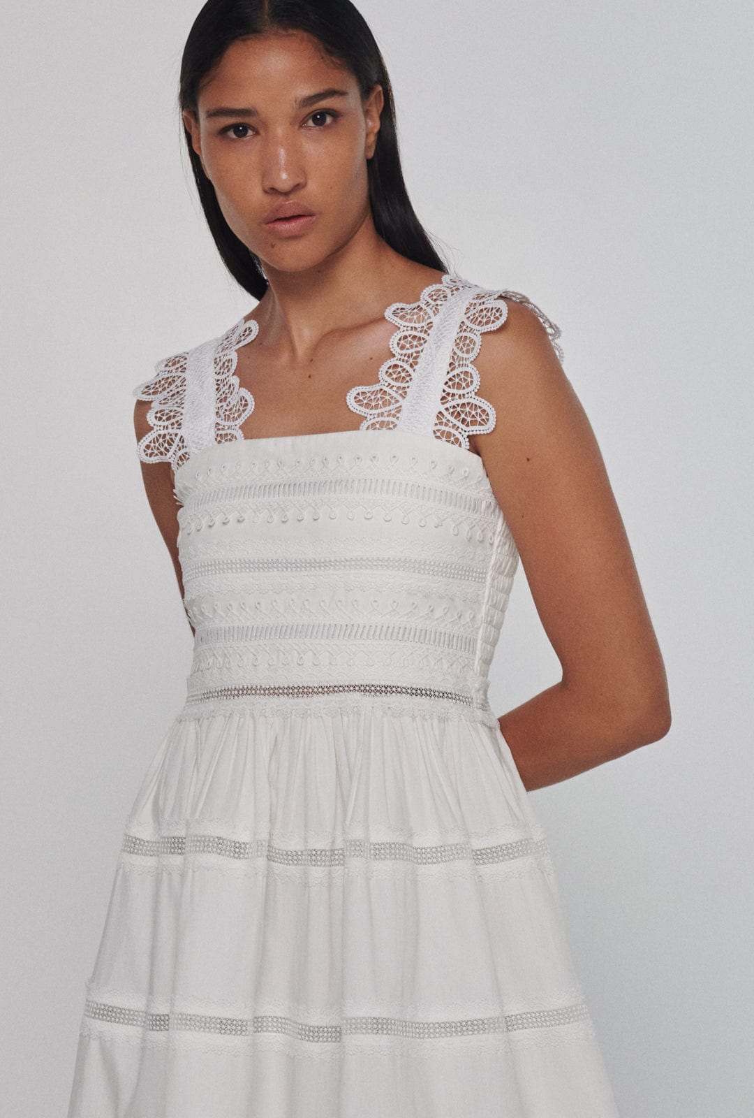 KATE DRESS WHITE - imagen 3