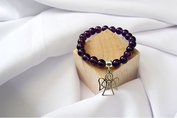 Pulsera Amatista dije ángel - imagen 3
