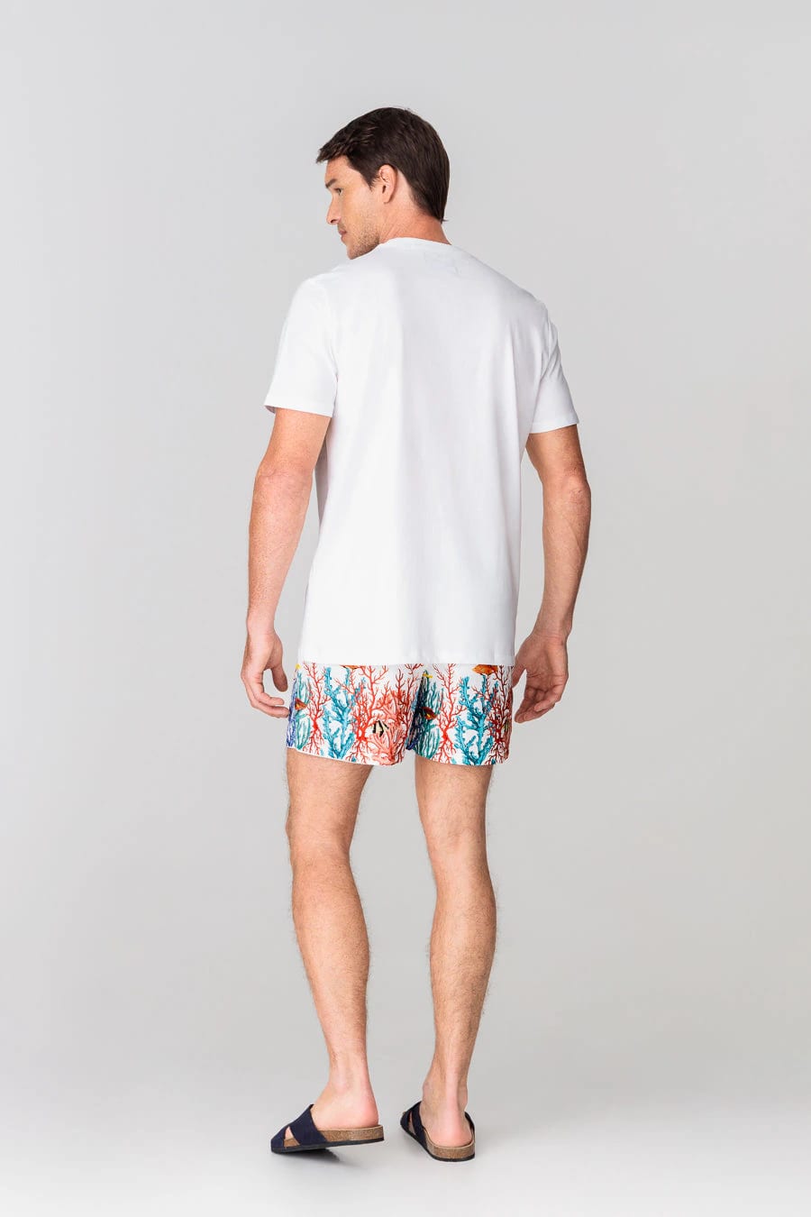 Men's cotton t-shirt pocket vega white - imagen 3