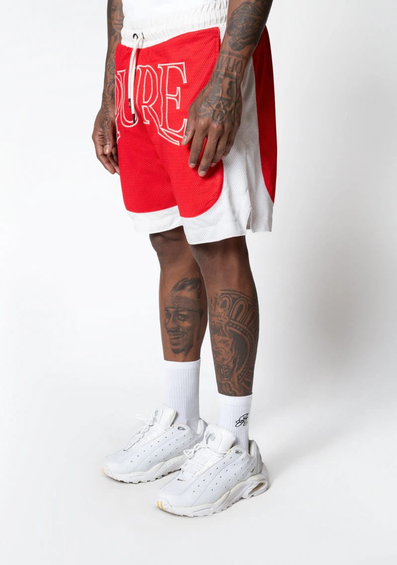 knockout red shorts - imagen 4
