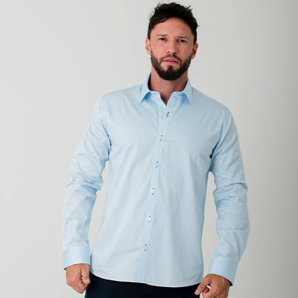 CAMISA ML 100% ALGODON HOMBRE - imagen 115