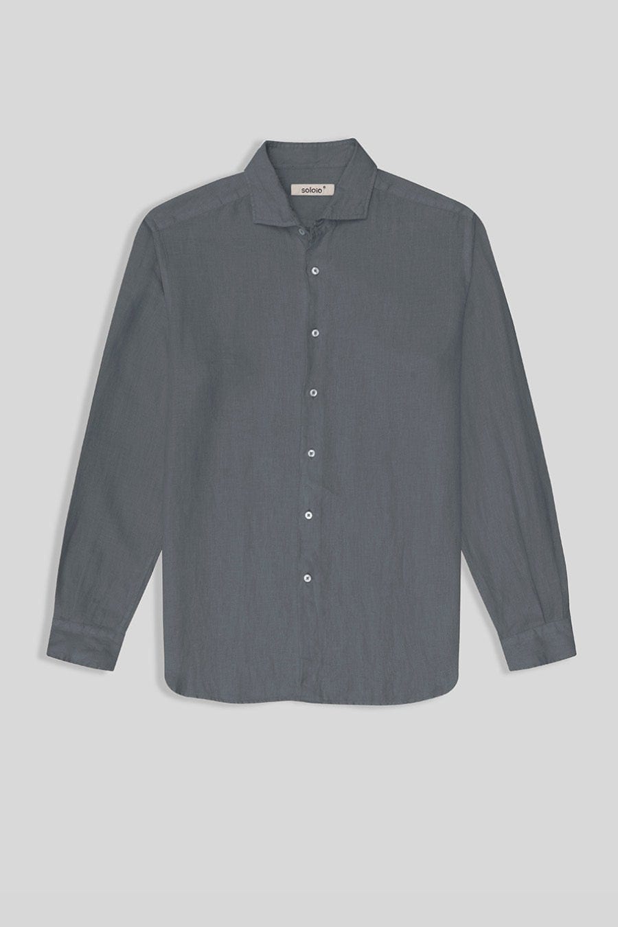 Men's linen shirt smoke basic - imagen 1